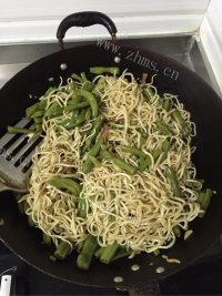 美味的豆角焖面