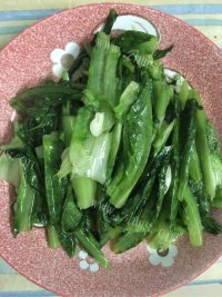 色香味俱全的清炒油麦菜做法图解6)
