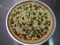 好吃的黑胡椒鸡肉披萨做法图解13)