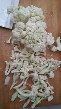 家常菜凉拌菜花做法图解1)