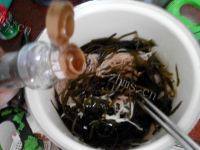 家常菜金针菇拌海带丝