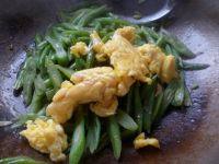 家常菜四季豆炒鸡蛋