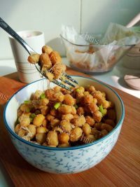 香酥小葱纳豆做法图解9)