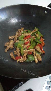 家常菜青红椒炒鱿鱼