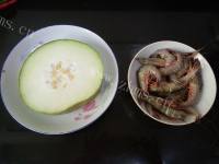 美味营养的虾仁冬瓜汤的做法图解一