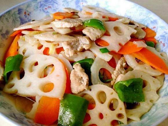 色香味俱全的藕片