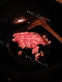 鲜香美味肉末四季豆做法图解3)