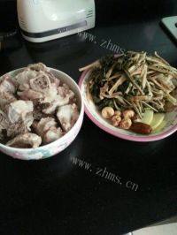 菜干猪骨汤做法图解3)