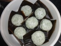 美味的艾草团子做法图解12)