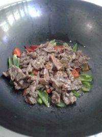 精致的小炒牛肉