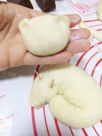 可爱懒猫面包做法图解11)