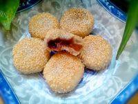 自制红糖芝麻饼