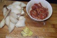 鲍鱼菇炒肉片做法图解3)