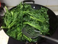 家常菜清炒皇帝菜做法图解3)