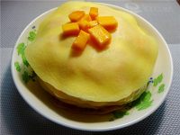 自制芒果千层蛋糕