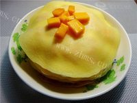 自制芒果千层蛋糕