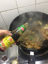美味的杏鲍菇辣炒肉片做法图解15)