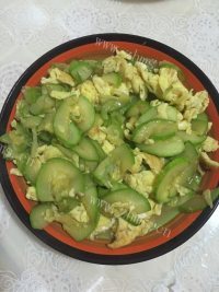 家常菜角瓜炒蛋
