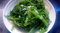 家常菜清炒空心菜