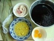 黑糯米粽子做法图解1)