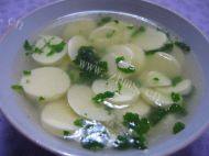 家常菜香菜豆腐汤