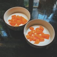 自制芒果双皮奶