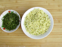 多吃美食清凉绿豆糕做法图解3)