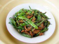 家常菜四季豆炒肉