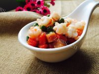 多吃三色炒虾仁做法图解6)