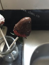自制草莓棒棒糖做法图解10)