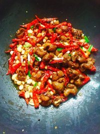 唇齿留香的重庆辣子肥肠做法图解9)