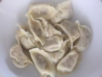 美味的香菇猪肉饺子
