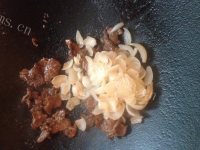 好吃的干炒牛合做法图解6)