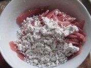 美味的番茄肉片汤做法图解3)