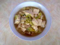 #营养美食#白菜炖豆腐