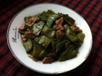 食欲满满的扁豆角炒肉