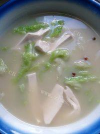 #记忆#白菜豆腐汤做法图解12)