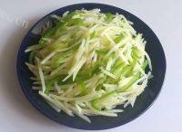 家常菜青椒土豆丝