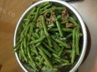 家常菜猪肉炒豆角