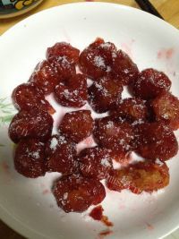美味的自制山楂果脯做法图解10)