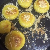 奶香红薯饼#妙搭新食做法图解8)