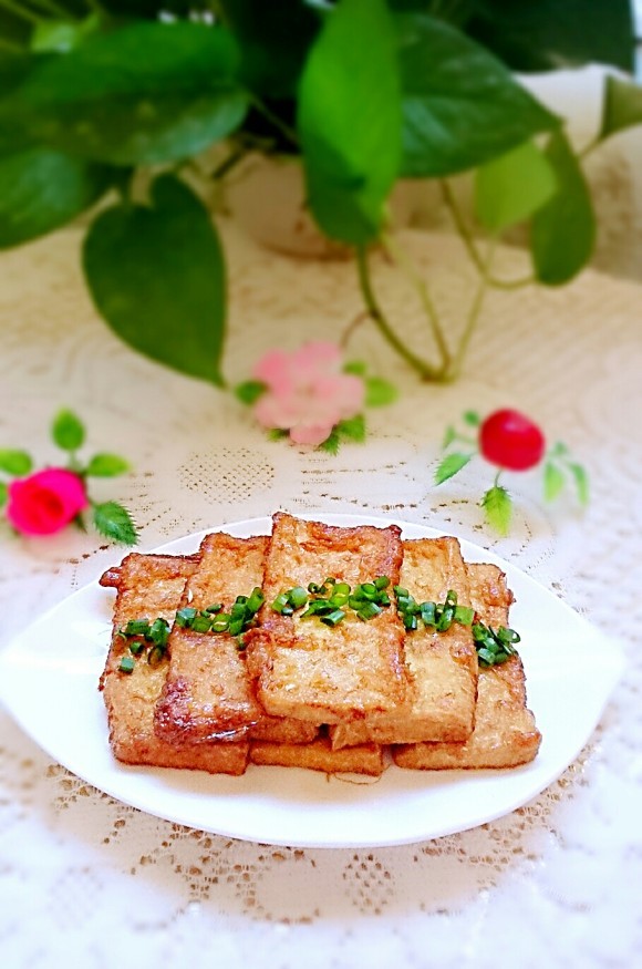 回味无穷的香煎豆腐