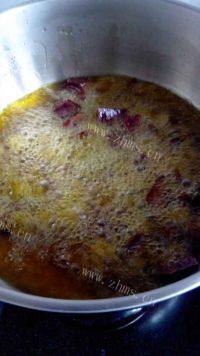 自己做的拔丝紫薯做法图解2)