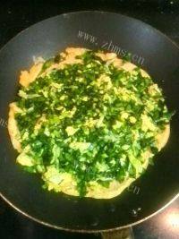 自己做的韭菜鸡蛋糊饼做法图解5)
