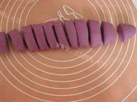 紫薯玫瑰花馒头的做法图解五