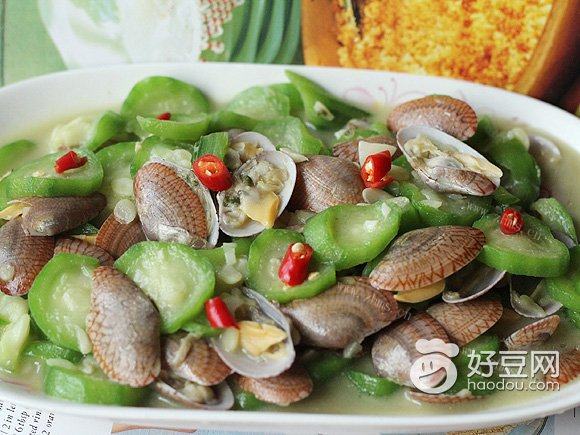 丝瓜炒蛤蜊
