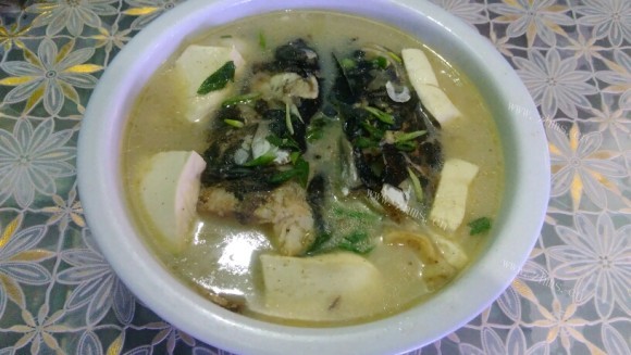 珍馐美味的鱼头豆腐汤