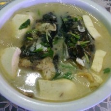 珍馐美味的鱼头豆腐汤