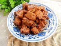 家常菜豆干烧肉