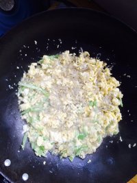 美味的粉条炒鸡蛋